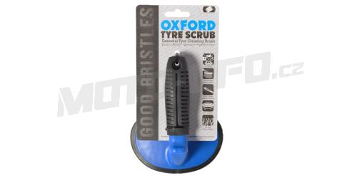 Kartáč pro čištění pneu, OXFORD (štětiny z jemného nylonu)