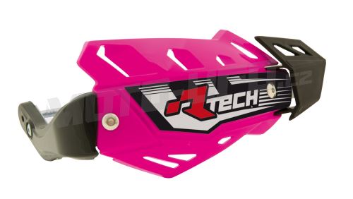 Kryty páček FLX ATV, RTECH (neon růžové, 4 varianty v 1, vč. montážní sady)