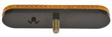 Odrazka obdélníková, Q-TECH (oranžová, se zajišťovacím čepem, 95 x 23 mm) (1)