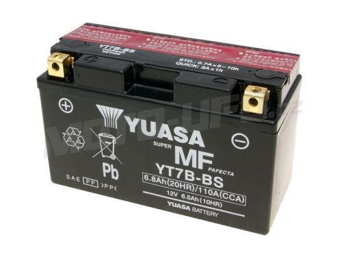 YUASA baterie YT7B-BS (12V 6.5Ah)