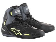 Boty FASTER-3 DRYSTAR, ALPINESTARS (černé/šedé/žlutá fluo)