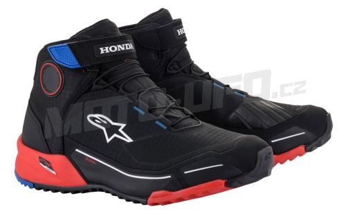 Boty CR-X DRYSTAR HONDA kolekce, ALPINESTARS (černá/červená/modrá) 2025