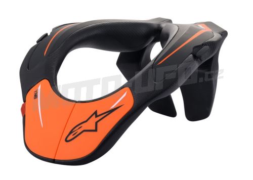 Krční chránič NECK SUPPORT YOUTH, ALPINESTARS, dětský (černá/oranžová, vel. UNI) 2025