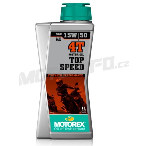 MOTOREX olej TOP SPEED 4T 15W50 – 1L