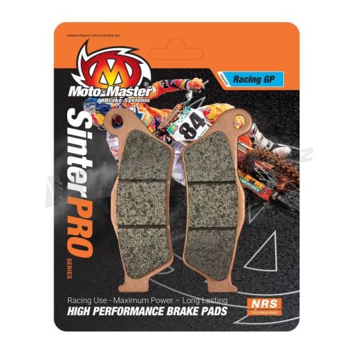 MOTOMASTER brzdové destičky přední RACING GP, KTM, HUSQVARNA, GASGAS