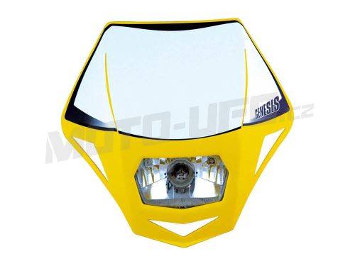 UNI přední maska včetně světla GENESIS, RTECH (žlutá)