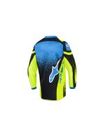 Dres RACER NOMUR KIDS, ALPINESTARS, dětské (tmavě modrá/žlutá fluo/černá) 2027 (1)
