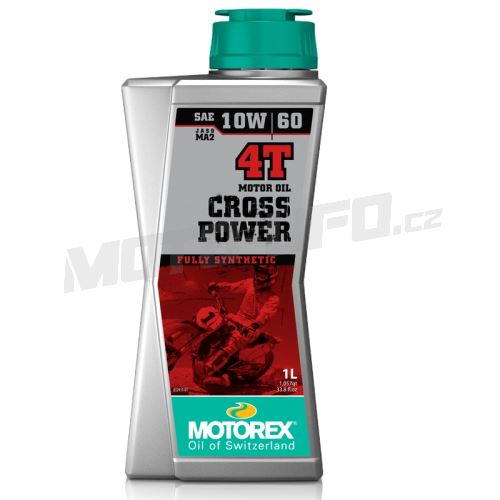 MOTOREX olej CROSS POWER 4T 10W60 – 1L