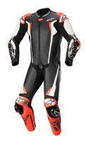 Jednodílná kombinéza RACING ABSOLUTE 2, TECH-AIR kompatibilní, ALPINESTARS (černá/bílá/červená fluo) 2027