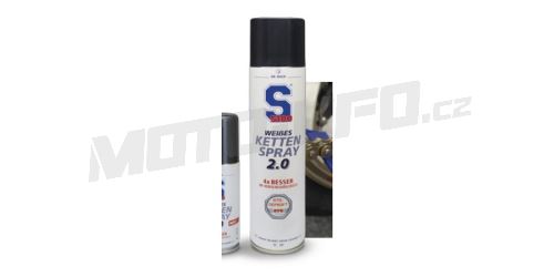 S100 mazivo na řetězy - White Chain Spray 2.0 400 ml