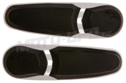 Slidery špičky pro boty SMX PLUS model 2013/14, ALPINESTARS (bílé/černé, pár)