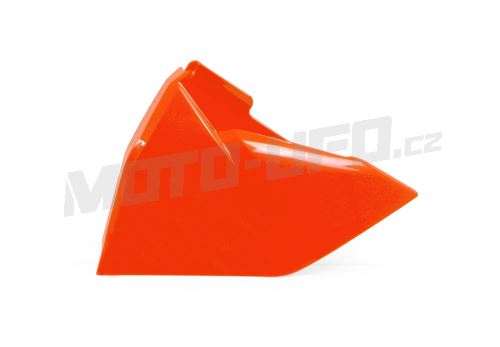 Boční kryt vzduchového filtru levý KTM, RTECH (oranžový)