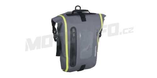 Tankbag na motocykl Aqua M8, OXFORD (černý/šedý/žlutý fluo, s magnetickou základnou, objem 8 l)