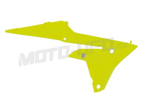 Spodní díl spoileru chladiče (Yamaha WR 250/450 F 15-16), RTECH (neon žlutý)