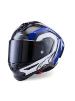 Přilba SUPERTECH R10 ARIUS, ALPINESTARS (karbon/modrá/bílá) 2026