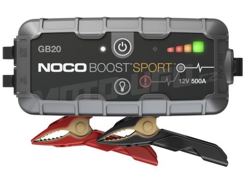 Startovací box + power banka, startovací proud 500 A, NOCO GENIUS BOOST SPORT GB20 (NOCO USA)