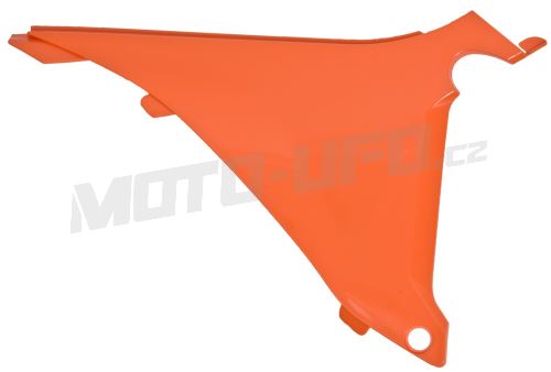 Boční kryt vzduchového filtru pravý KTM, RTECH (oranžový)