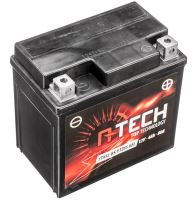 Baterie 12V, YTX5L-BS/YTZ6S GEL, 4Ah, 80A, bezúdržbová GEL technologie 113x70x105, A-TECH (aktivovaná ve výrobě) Baterie 12V, YTX5L-BS/YTZ6S GEL, 4Ah, 80A, bezúdržbová GEL technologie 113x70x105, A-TECH (aktivovaná ve výrobě)