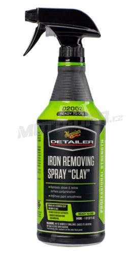 Meguiar's Iron Removing Spray "Clay" - přípravek pro chemickou dekontaminaci laku a dalších povrchů, 946 ml