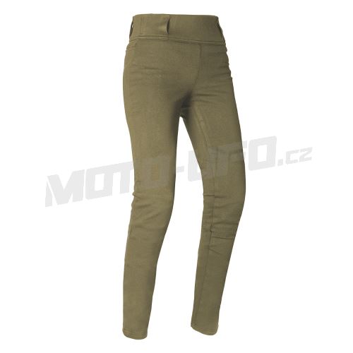 Kalhoty SUPER LEGGINGS 2.0, OXFORD, dámské (legíny s Aramidovou podšívkou, khaki)