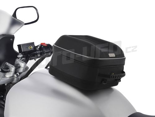 Tankbag na motocykl S-Series Q4s QR, OXFORD (černý, s rychloupínacím systémem na víčka nádrže, objem 4 l)