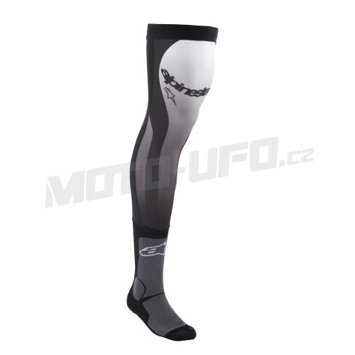 Ponožky pod ortézy KNEE BRACE, ALPINESTARS (černá/bílá) 2025