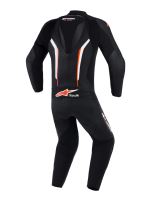 Jednodílná kombinéza GP FORCE V2, ALPINESTARS (černá/bílá/červená fluo) 2027 (1)
