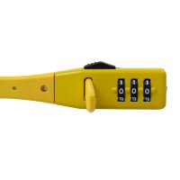 Zámek zdrhovací na přilby a příslušenství COMBI ZIP LOCK, OXFORD (žlutý) (6)