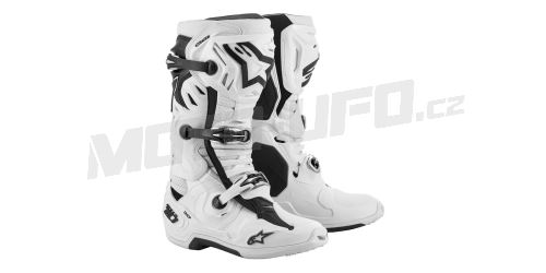 Boty TECH 10 SUPERVENTED, ALPINESTARS, perforované (bílá) 2025