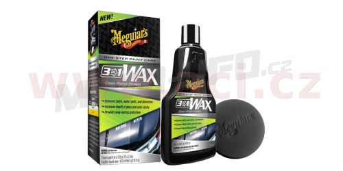 MEGUIARS 3v1 Wax - leštěnka s voskem, 473 ml