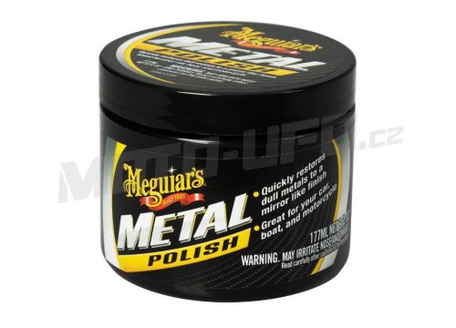 MEGUIARS Metal Polish - leštěnka na kovy, tuhá, 177 ml