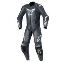 Jednodílná kombinéza GP PLUS 2, ALPINESTARS, dětská (černá/bílá) 2027
