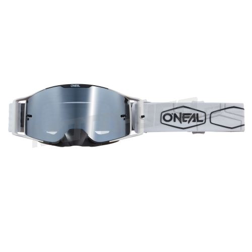 Brýle ONEAL B-30 HEXX černá/bílá, silver mirror