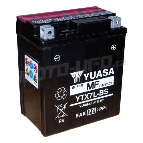 YUASA baterie YTX7L-BS (12V 6,3Ah)