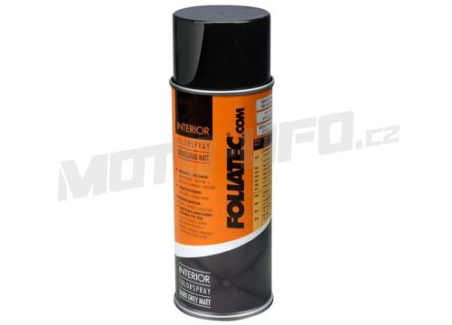 FOLIATEC barva na interiér - Interior Color Spray 400ml, barva: tmavě šedá matná