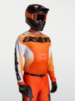 Dres RACER AMBER, ALPINESTARS (červená/světle šedá/černá) 2027 (10)