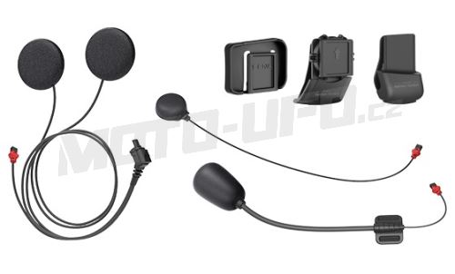 Držák na přilbu s příslušenstvím pro headset 50C SOUND BY Harman Kardon (sluchátka + mikrofon), SENA
