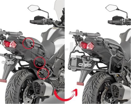 KLR4126 nosič bočních kufrů KAWASAKI Versys 1000 / 1000 SE (19-23)