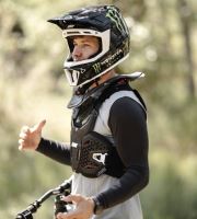 LEATT chránič hrudi 4.5 EVO Chest Protector Black vel: L/XL (3)