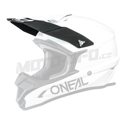 ONEAL náhradní kšilt 1 Series Solid white 0632-120