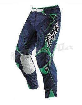 FOX kalhoty 360 RACE navy (zelená/modrá)