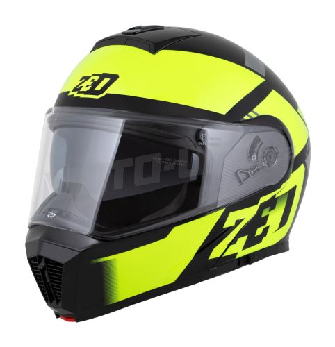 Přilba F19, ZED (černá/žlutá fluo) 2026