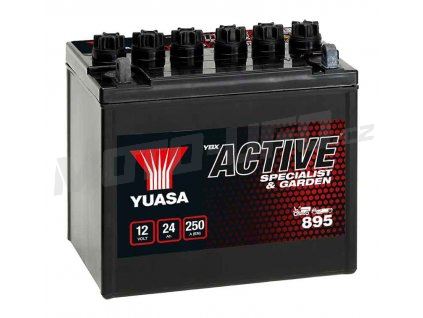 YUASA baterie 895 pro zahradní traktor - (12V, 26Ah)