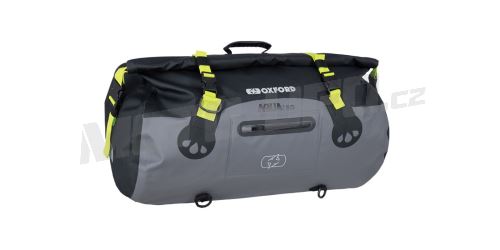 Vodotěsný vak Aqua T-50 Roll Bag, OXFORD (černý/šedý/žlutý fluo, objem 50 l)