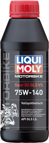 LIQUI MOLY Motorbike Gear Oil 75w140 GL5 VS - plně syntetický převodový olej 500 ml