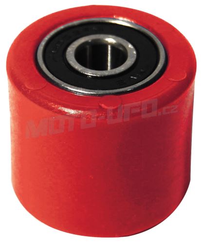 Kladka řetězu univerzální, RTECH (červená, vnitřní průměr 8 mm, vnější průměr 31 mm, šířka 28 mm)