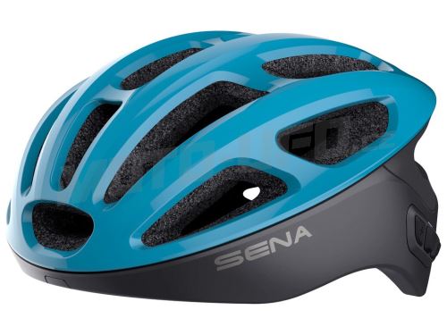 Cyklo přilba s headsetem R1, SENA (modrá)