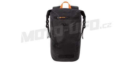 Vodotěsný batoh AQUA EVO, OXFORD (černá/oranžová, objem 22 l)