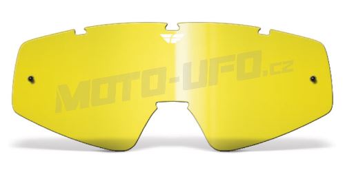 Plexi pro brýle Zone/Focus, FLY RACING (žluté)