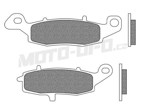 Brzdové destičky, NEWFREN (směs ROAD TOURING ORGANIC) 2 ks v balení